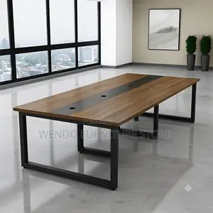 Boardroom Table; 240CM Wooden Conference Staff Meeting Table