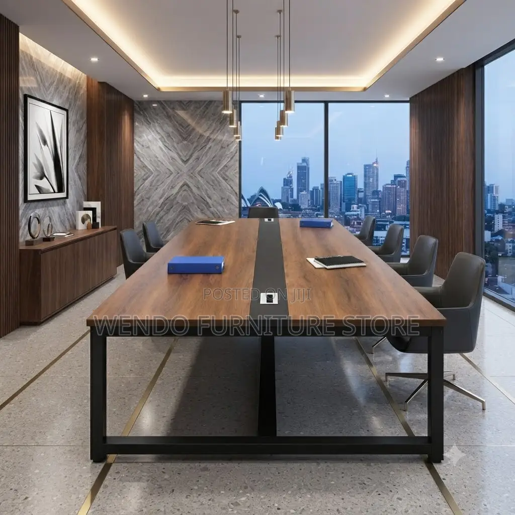 Boardroom Table; 240CM Wooden Conference Staff Meeting Table