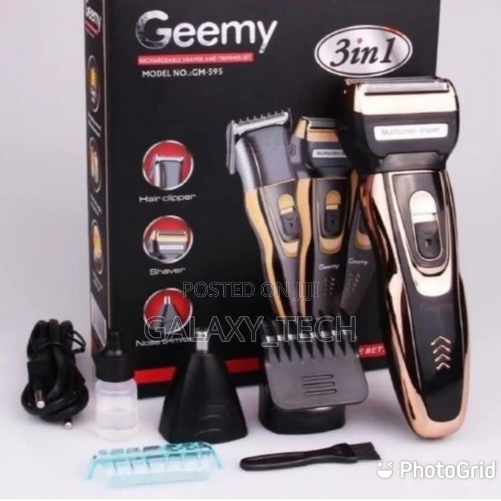 3 in 1 - Hair Clipper + Shaver + Nose Trimmer