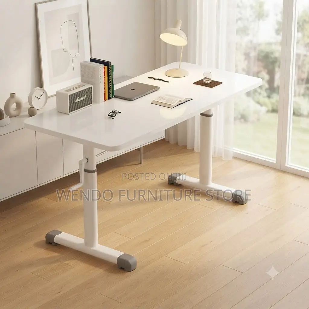 Office Desk; Manual Height Standing Home Office Desk