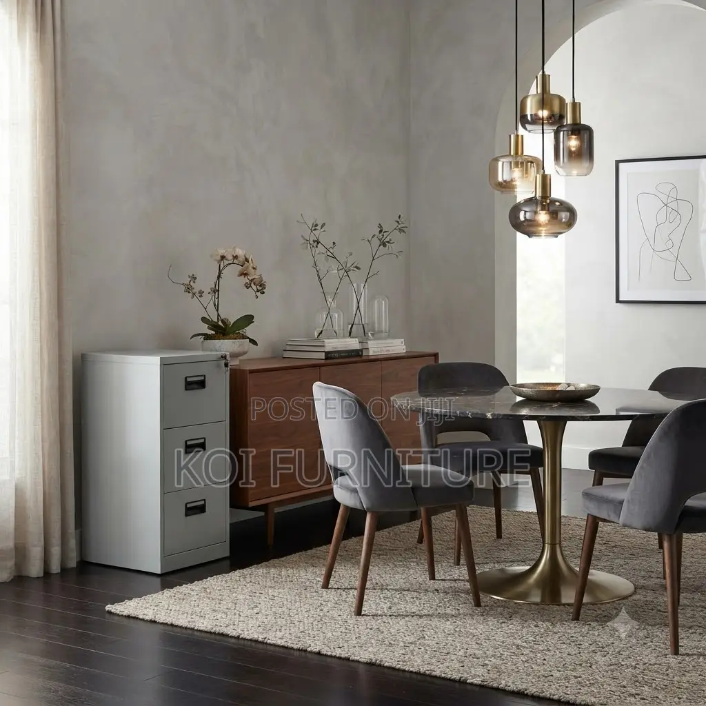 Office Cabinet; Three Drawers Modern Store Home Office Cabinet