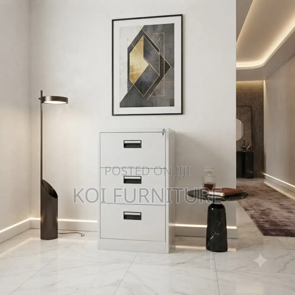 Office Cabinet; Three Drawers Modern Store Home Office Cabinet
