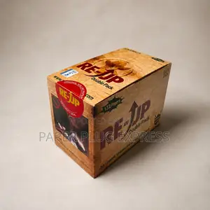 RE-UP Double Pack 11⁄4 Size Brown Rolling Papers – 132 Leaves