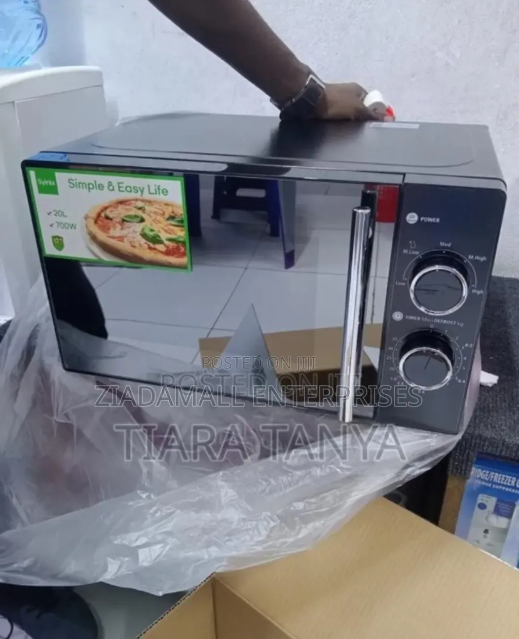 Colour Black New Syinix Manual Microwave