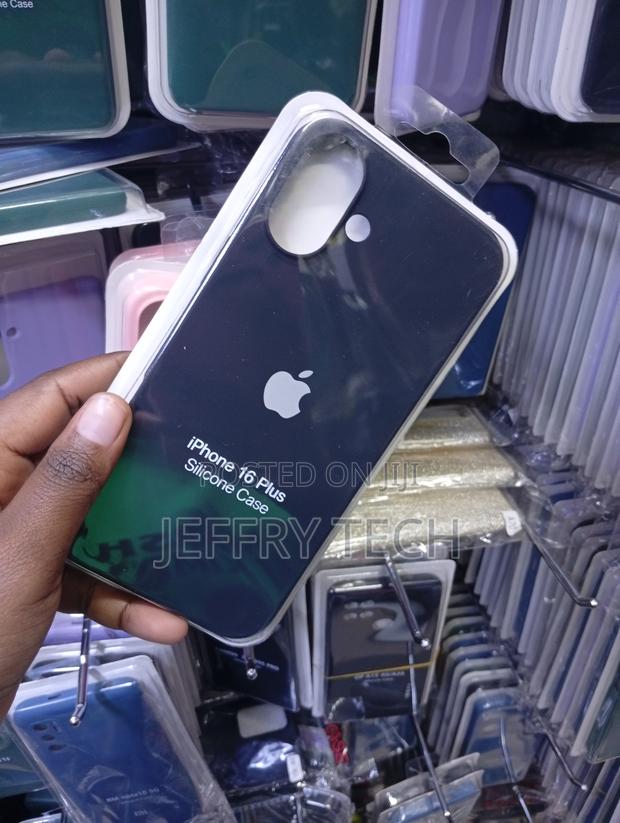 Generic Silicone Protective Case for the iPhone 16 Plus Featuring - thumbnail 2