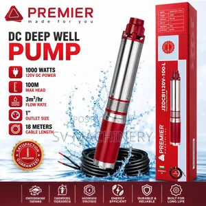 Heavy Duty Dc Deep Well Pump 1000w 120v 100m