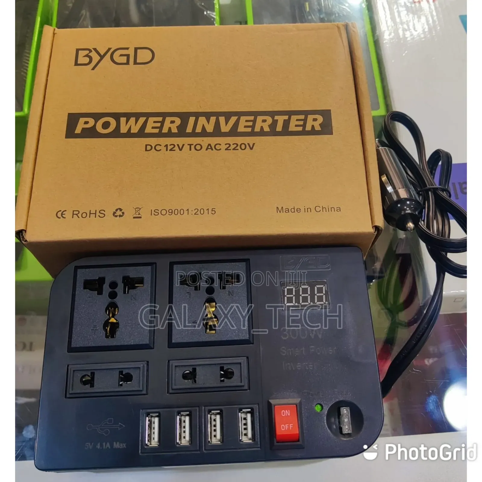 BYGD 300W Smart CAR Power Inverter