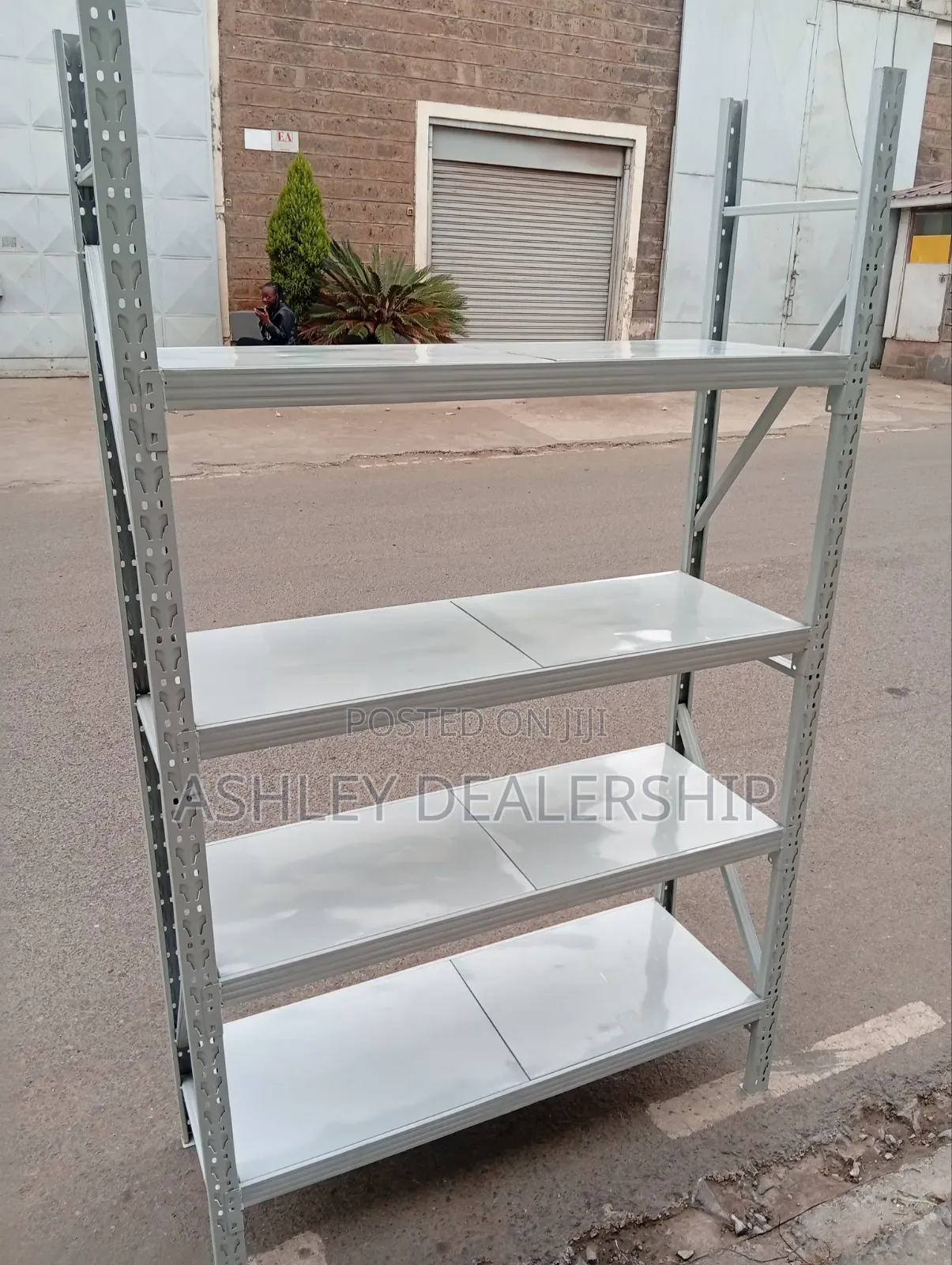 Grey Industrial Shelves