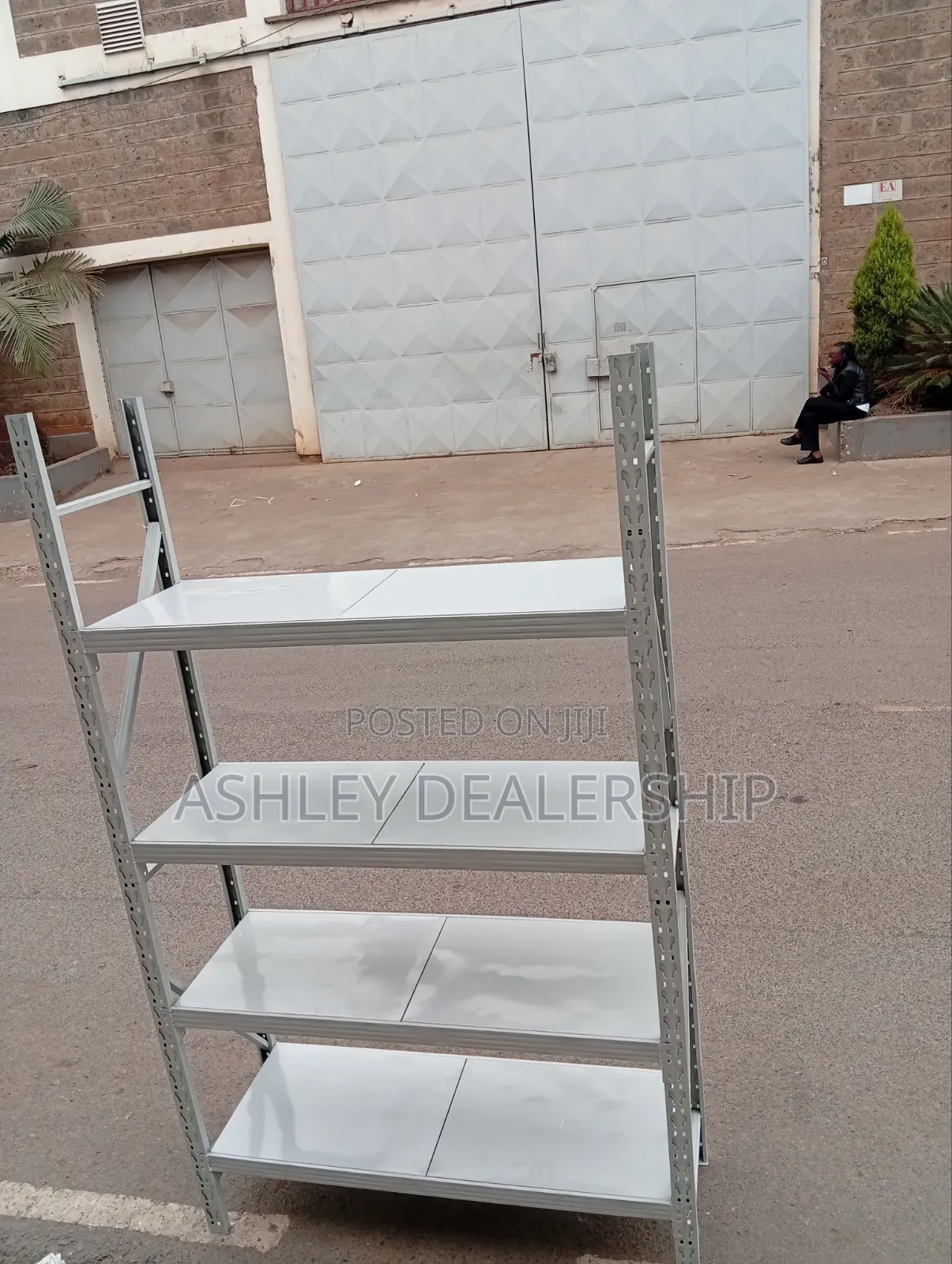 Grey Industrial Shelves