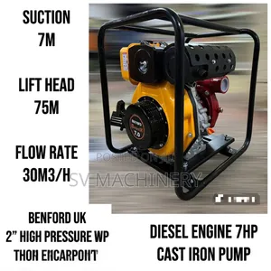 Heavy Duty 2" 7hp High Pressure Diesel Water Pump
