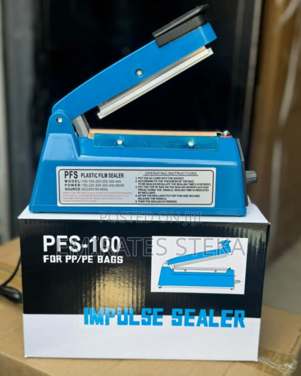 Electric Plastic Heat Sealer Machine 100mm
