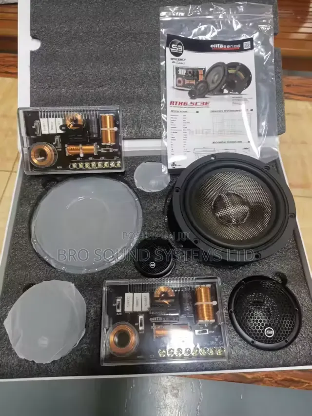 6.5 Inch Soundbeat Audio Elite Series RTX6.5C3E Component Speakers