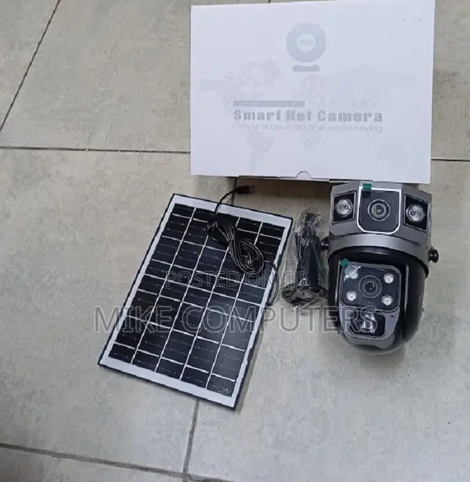 HD Day and Infrared Night Vision Solar-Powered 4G R PTZ CCTV