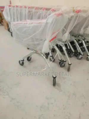 180L Steel Shopping Trolleys