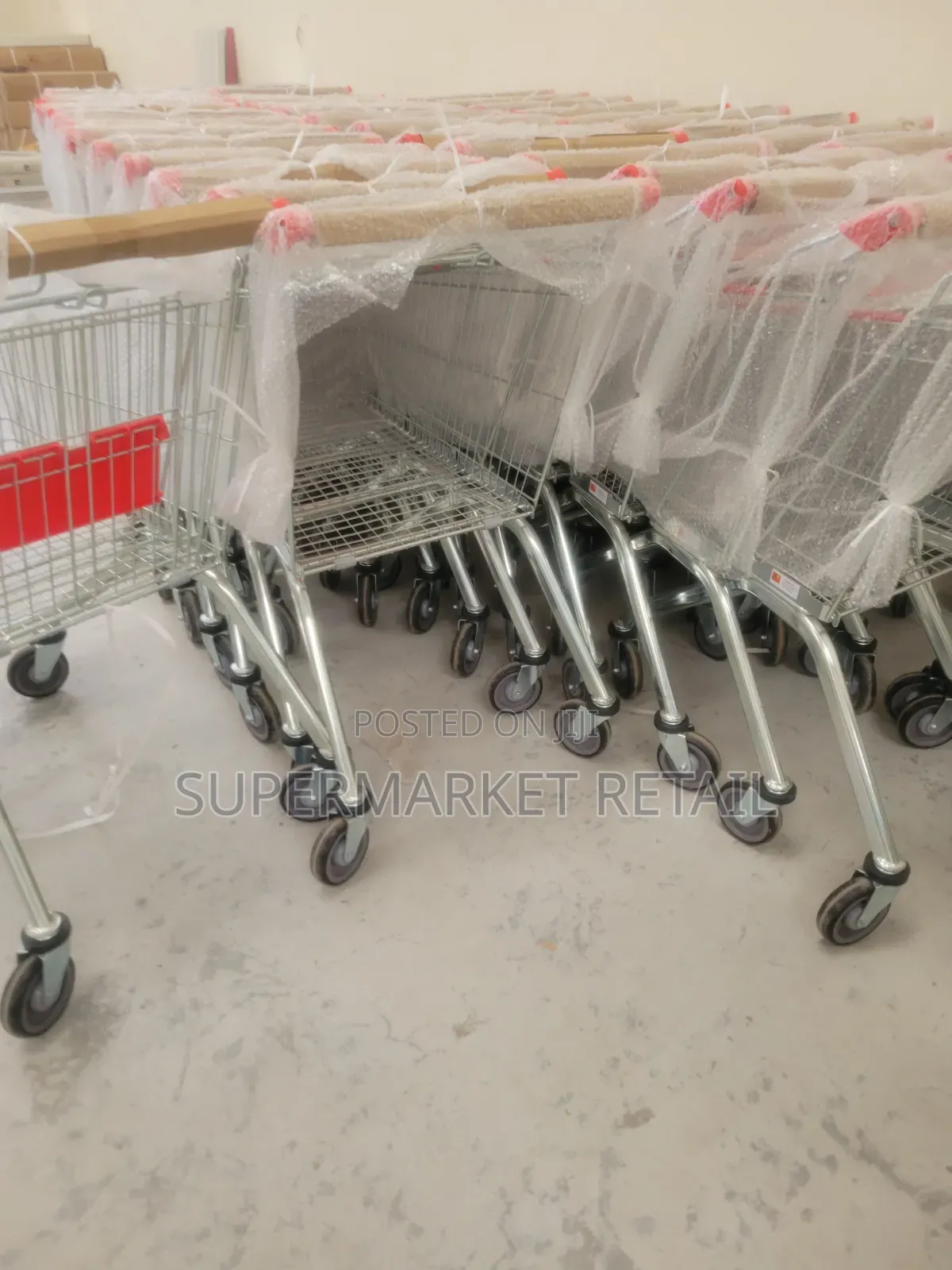 180L Steel Shopping Trolleys