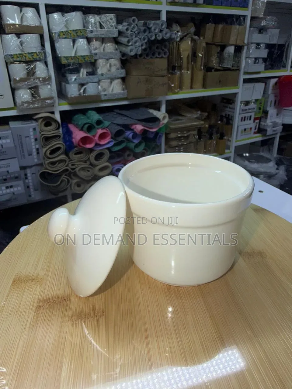 Ceramic White Plain Sugardish