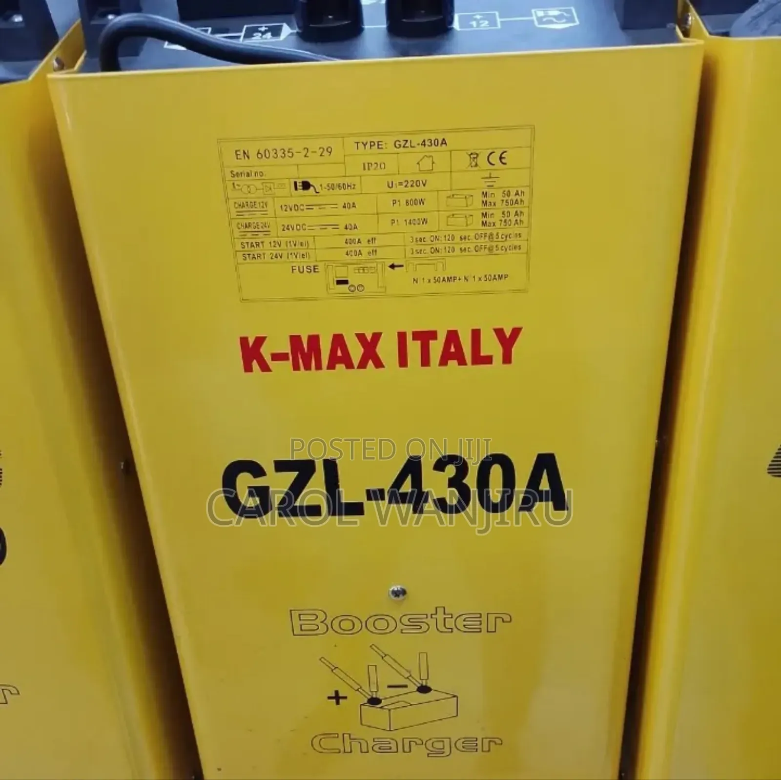 New 430Ah K-Max Italy Battery Charger/430Ah K-Max Italy Charger