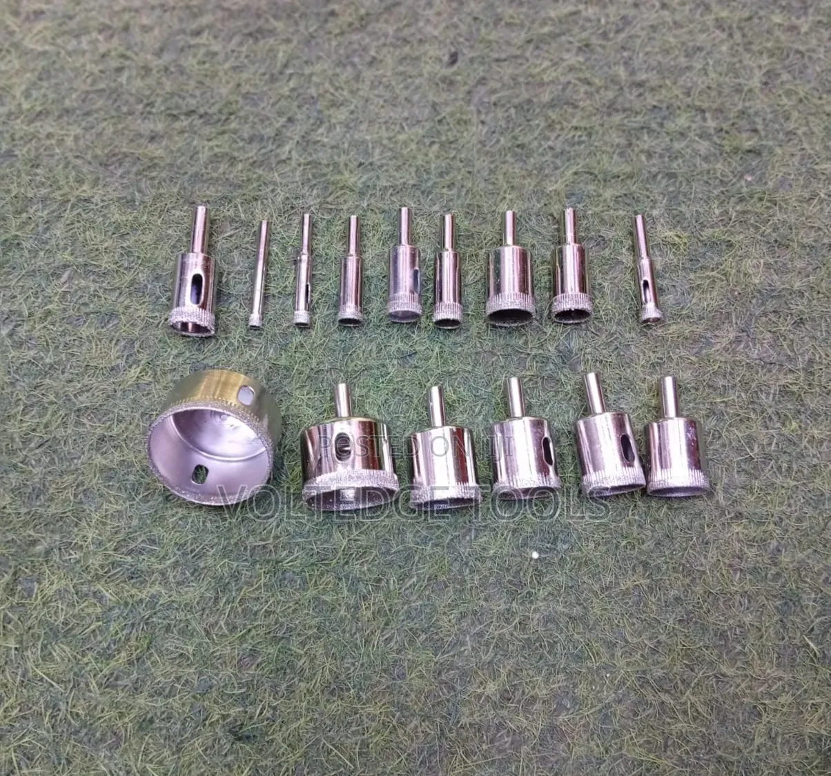 15pcs Diamond Glass Hole Saw Set