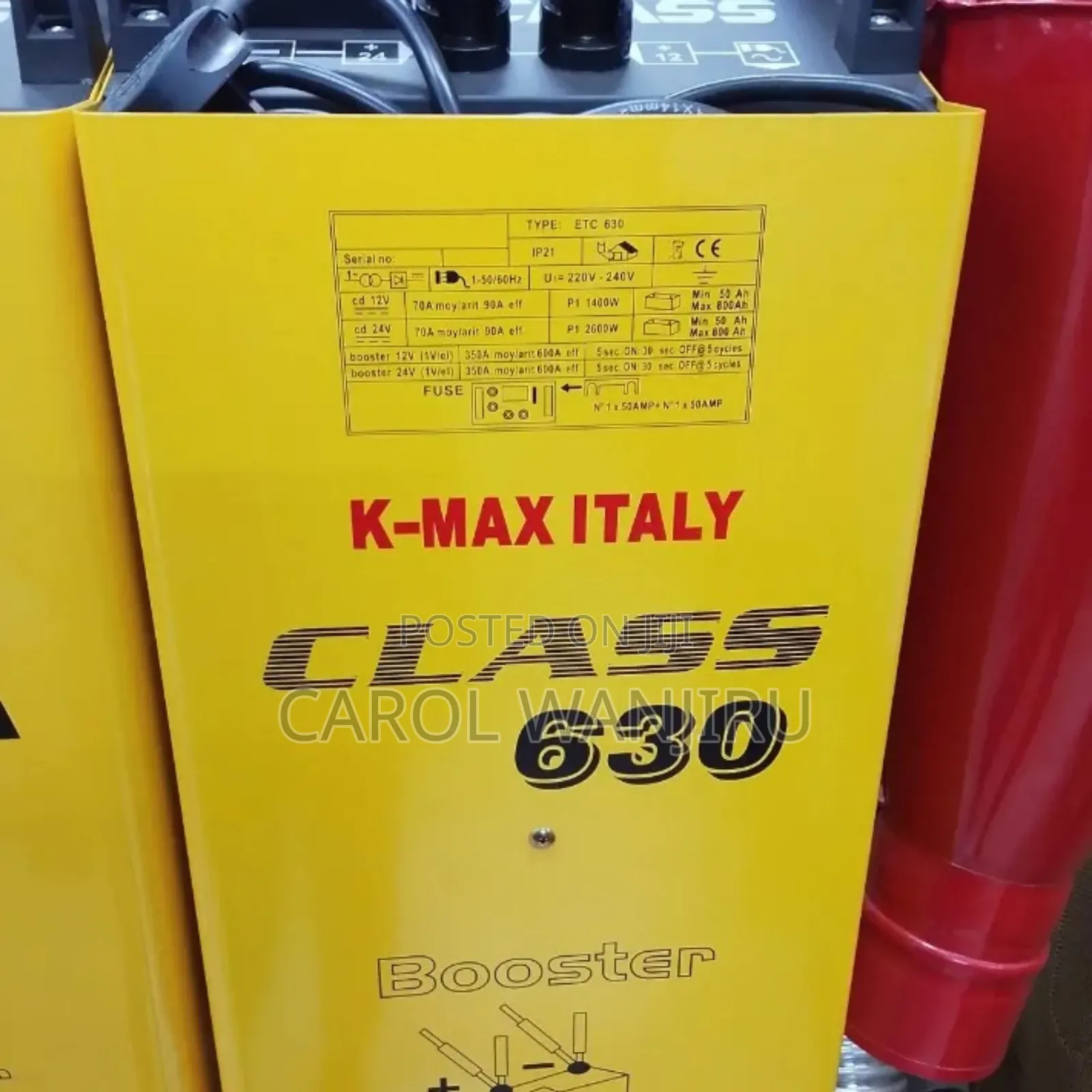 630Ah K-Max Italy Battery Charger/K-Max Italy 630Ah Battery Charger