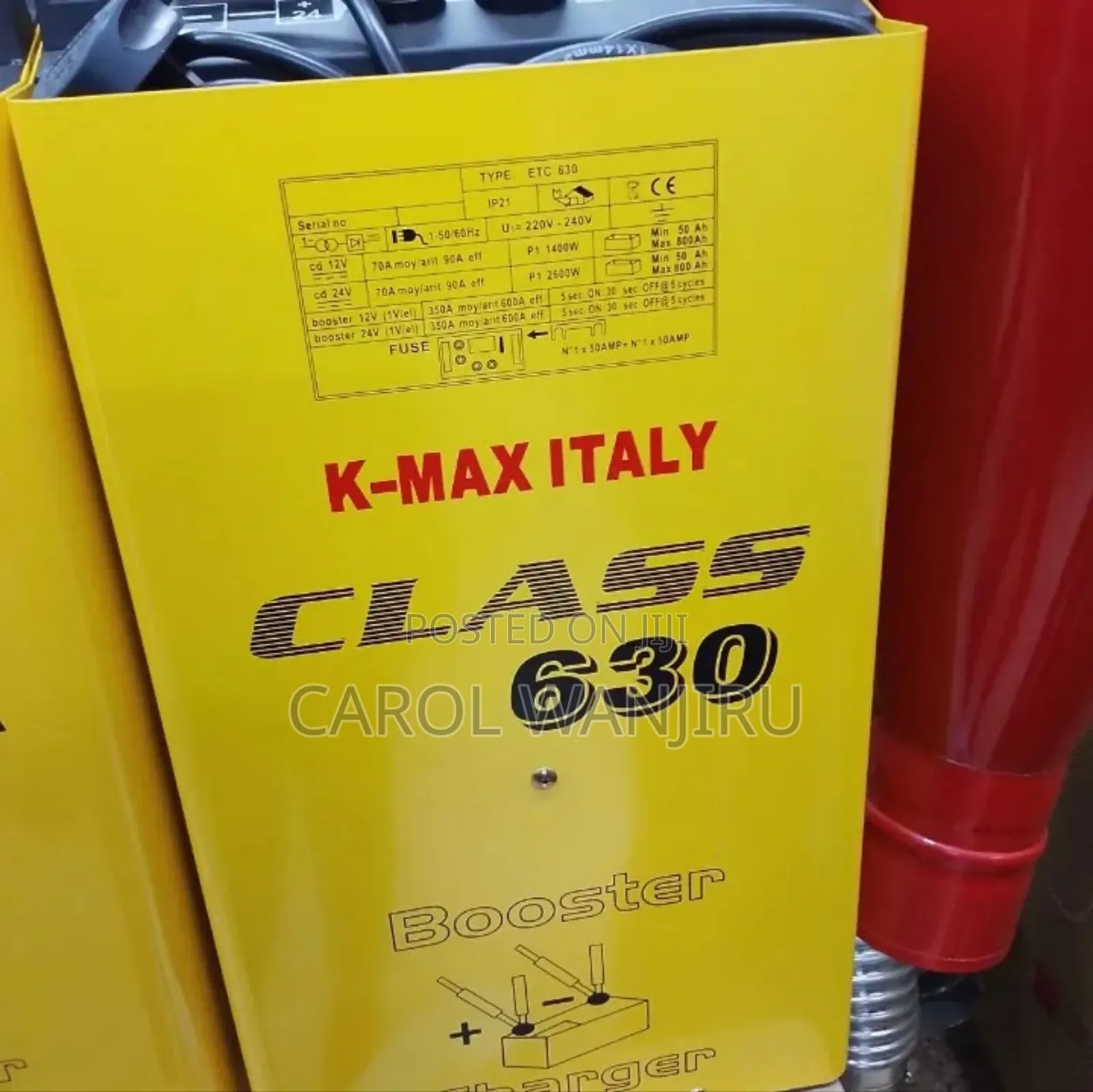 630Ah K-Max Italy Battery Charger/K-Max Italy 630Ah Battery Charger