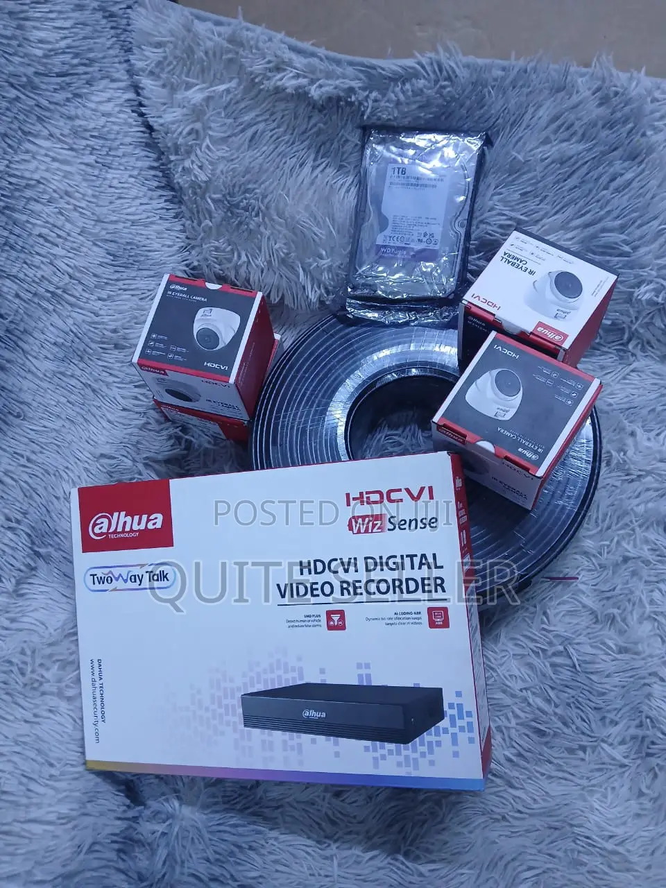 Dahua Complete 8CH CCTV Kit With 2MP IR Cameras