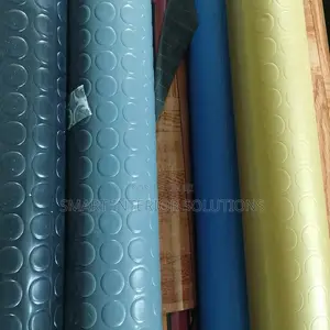 Grey Anti-Slip Coin Carpet