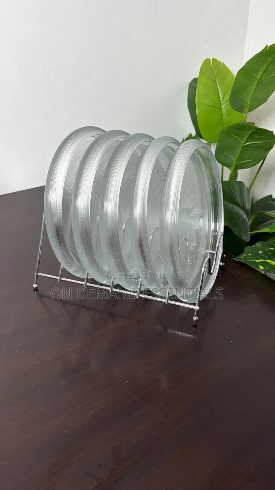 Hand Crafted Crystal Hard Glass Plates