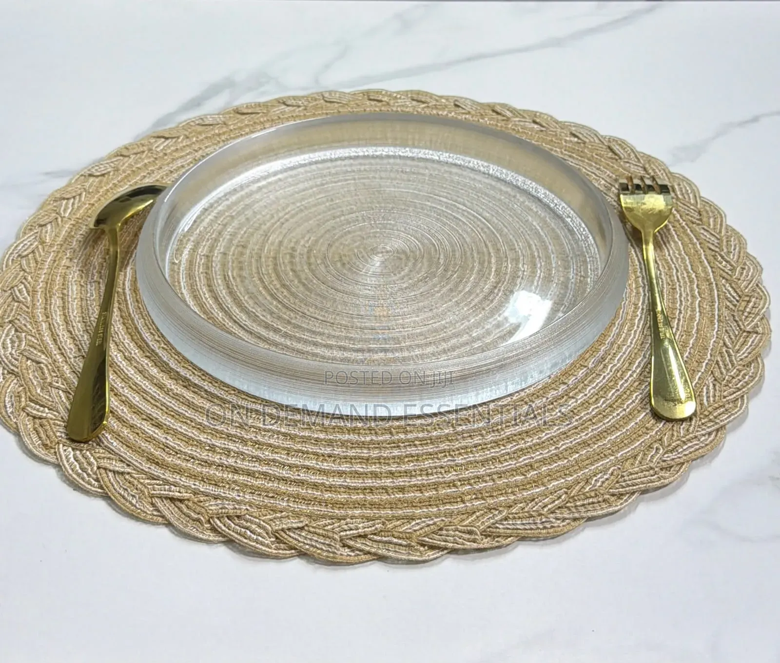 Hand Crafted Crystal Hard Glass Plates