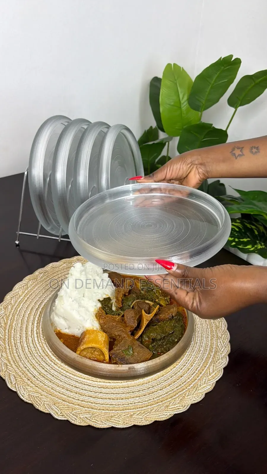 Hand Crafted Crystal Hard Glass Plates