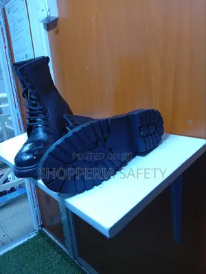 Leather Security Boots