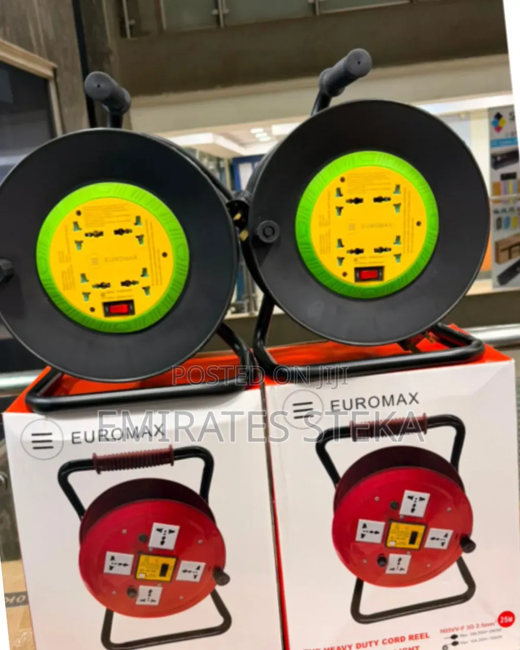 Euromax Extension Reel Cable 50 Meter 3core