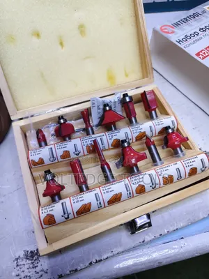 8 Mm Router Bit Set- 12pcs / Woodworking
