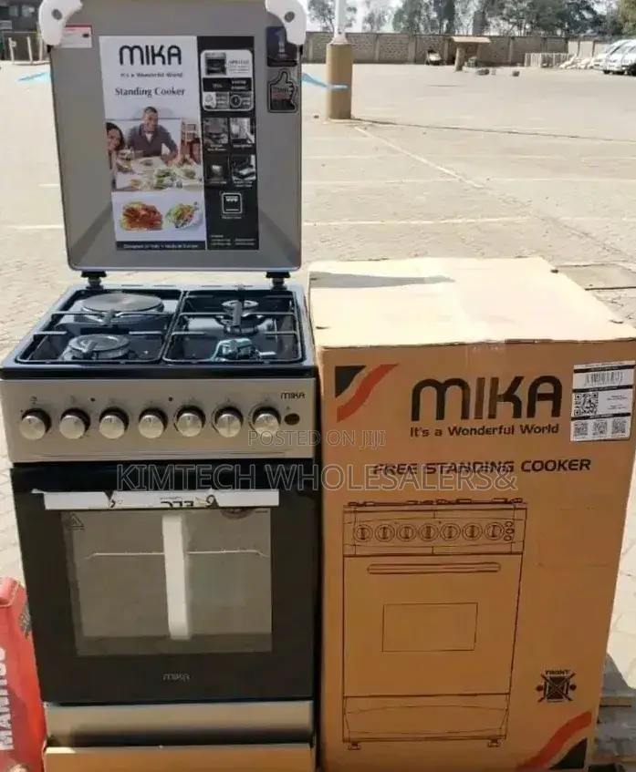 Mika Oryx Standing Cooker, 50cm X 60cm, 3 + 1