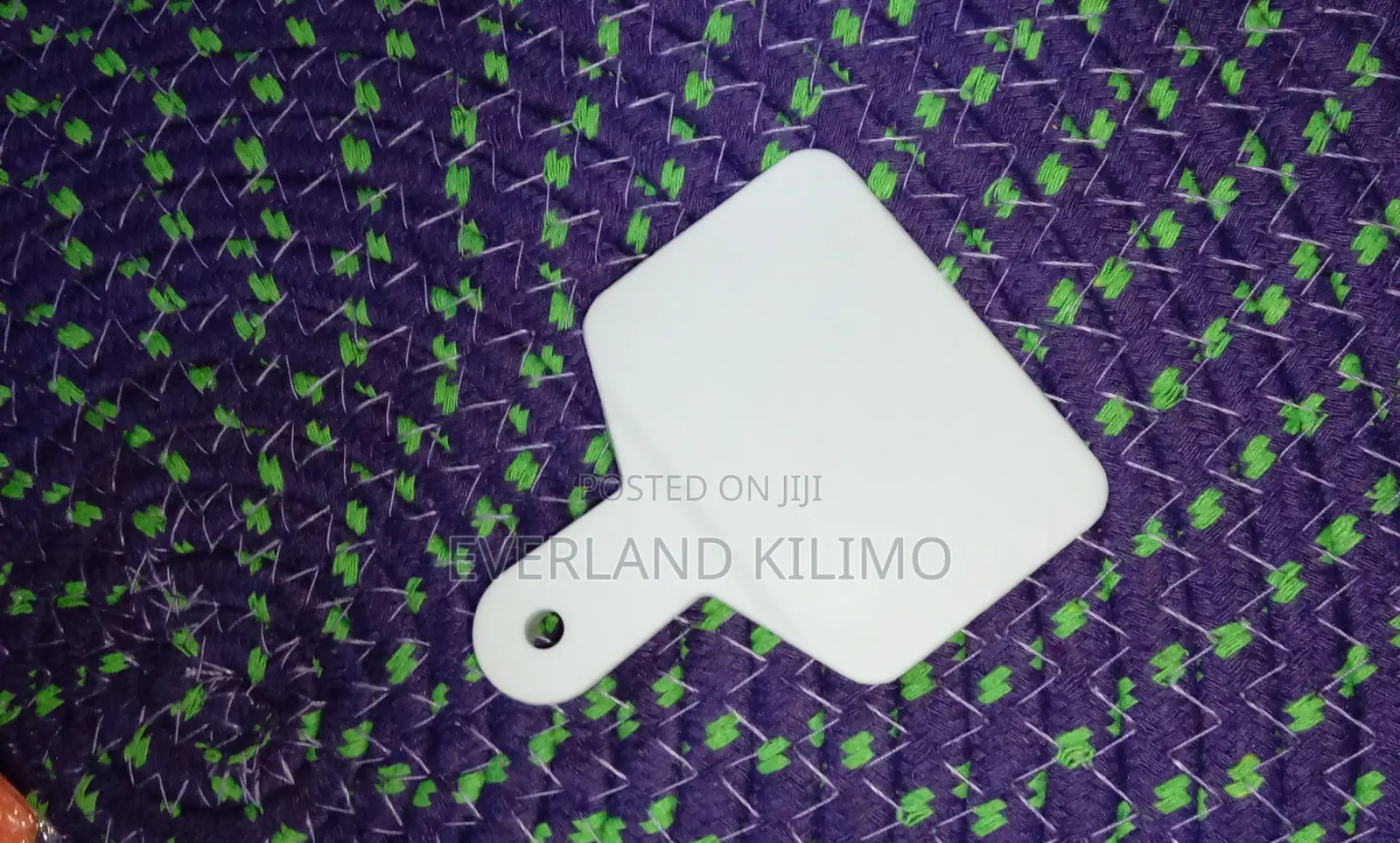 Plain Medium White Cattle Ear Tag