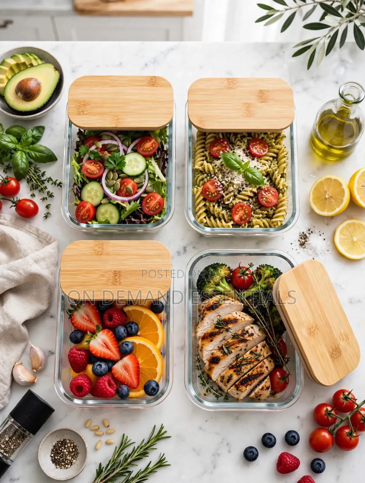 Borosilicate Glass Food Storage Containers