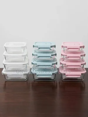 4pc Glass Food Storage Set