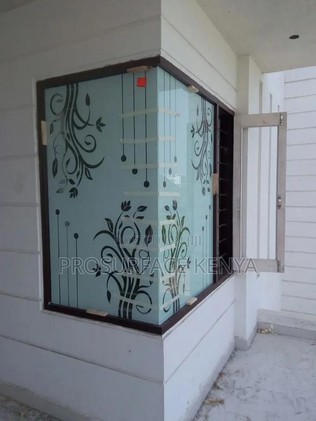 Designed Frosted Window Film | Premium Office Home Glass