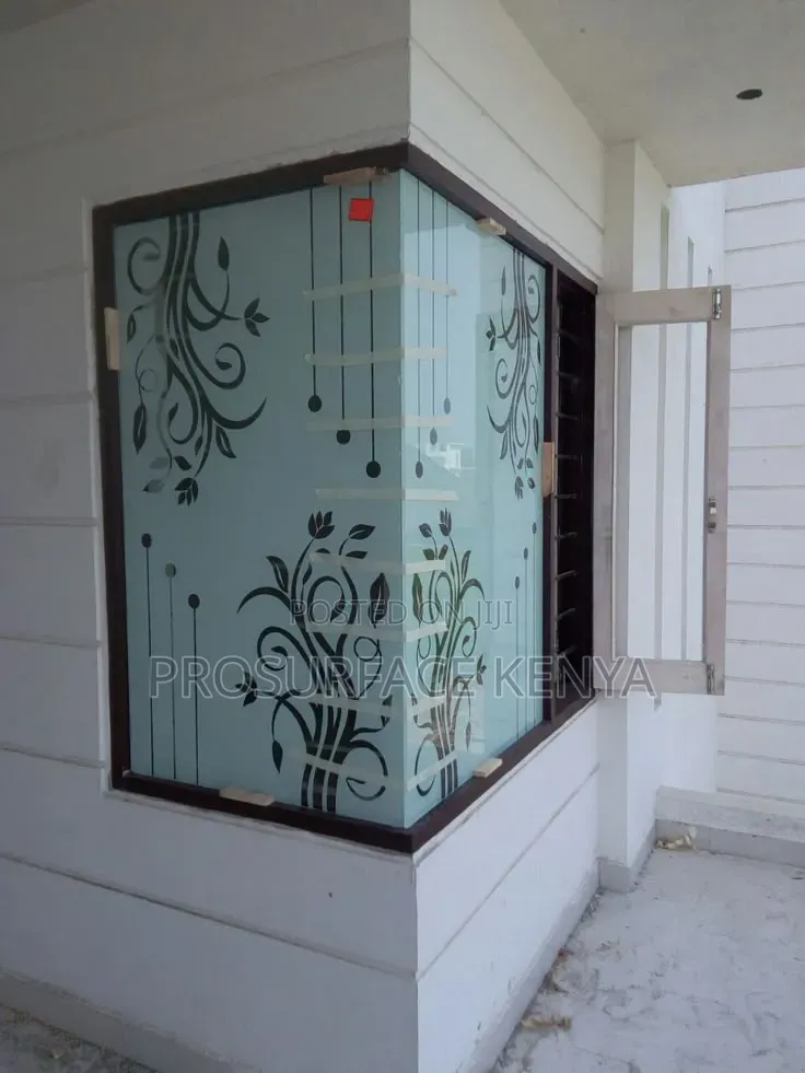 Designed Frosted Window Film | Premium Office Home Glass