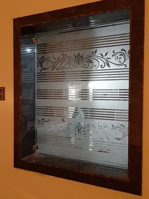 Designed Frosted Window Film | Premium Office Home Glass