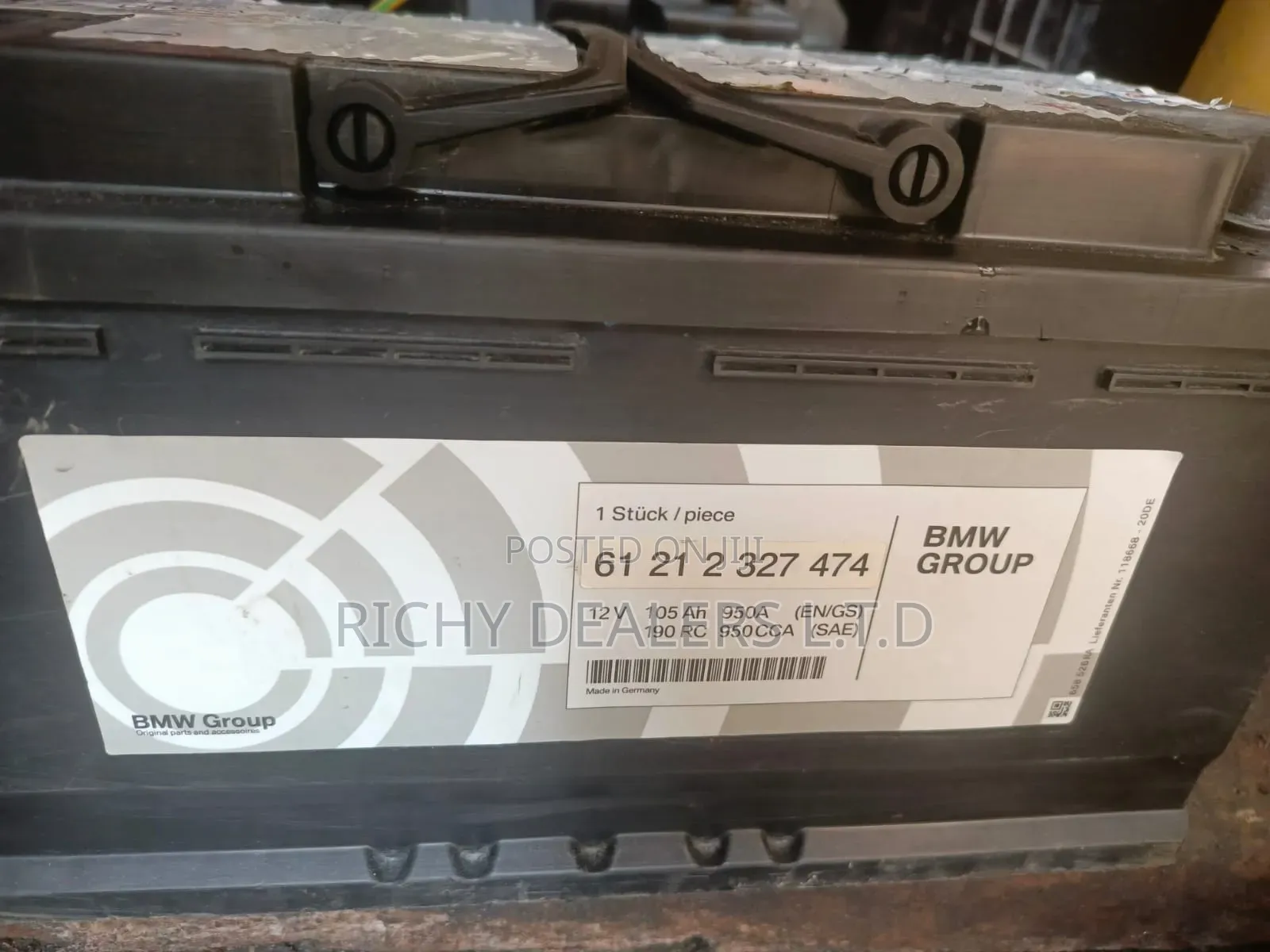 BMW 12v 105ah Car Battery Battery