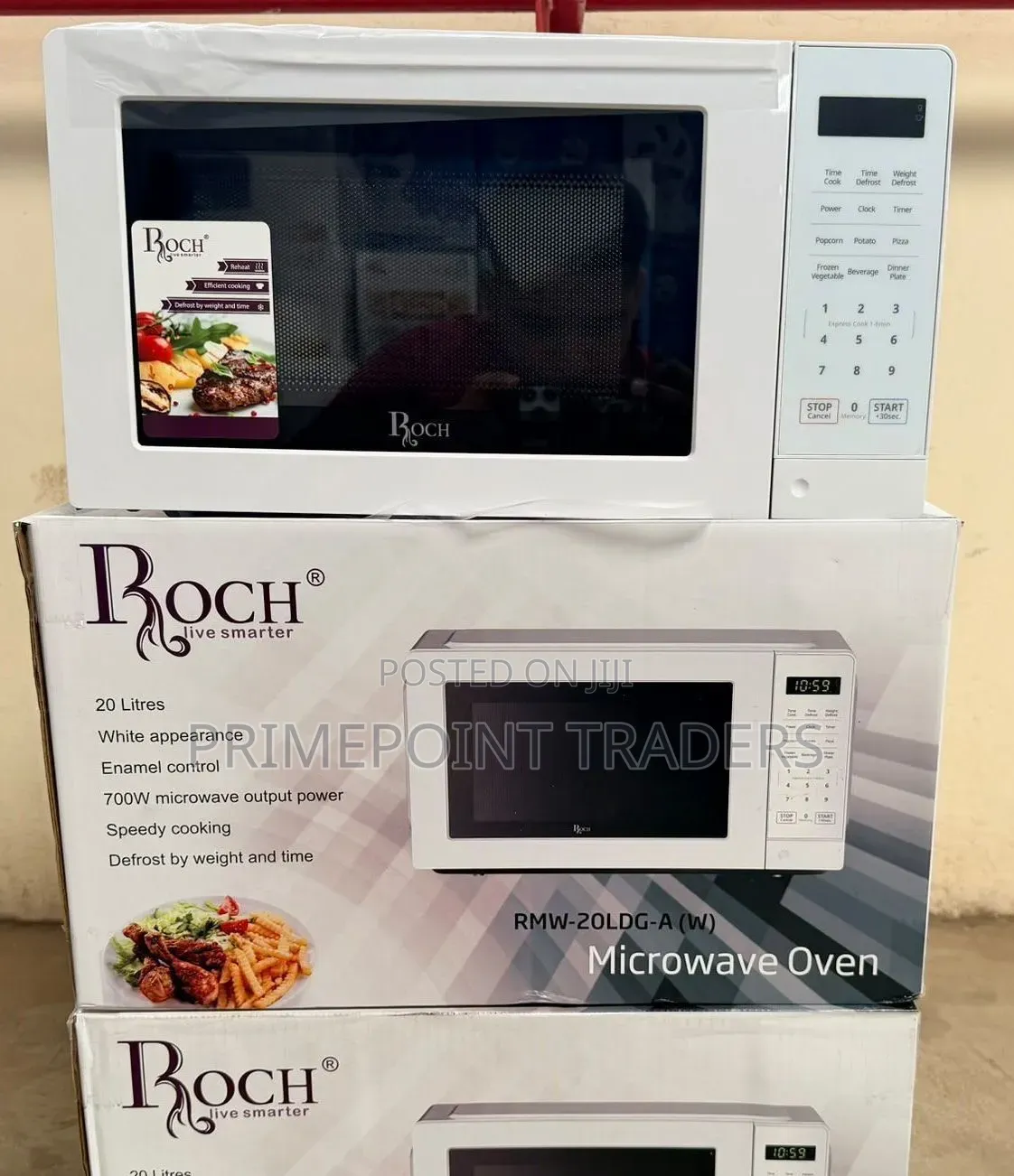 Roch 20 Litres Digital Microwave – Stylish Kitchen Essential