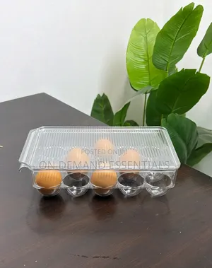 Clear Acrylic Egg Storage Container Holds 15 Eggs