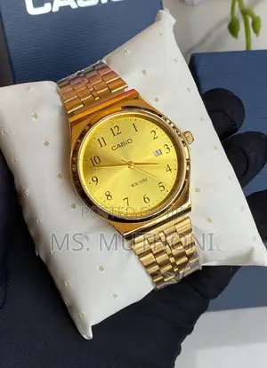 The Gold-Tone Casio MTP-B145 Wristwatch