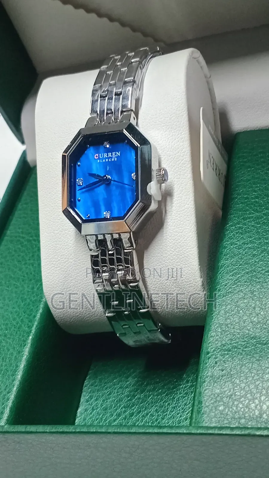 Curren Blanche Women's Silver Octagon Watch