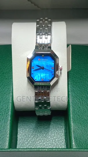 Curren Blanche Women's Silver Octagon Watch