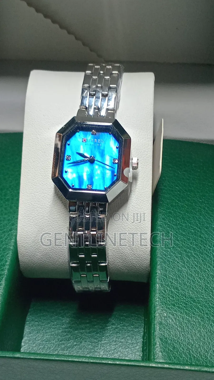 Curren Blanche Women's Silver Octagon Watch