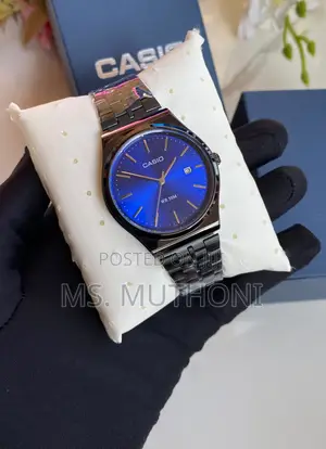 Casio MTP-VD03 Series Black IP Stainless Steel