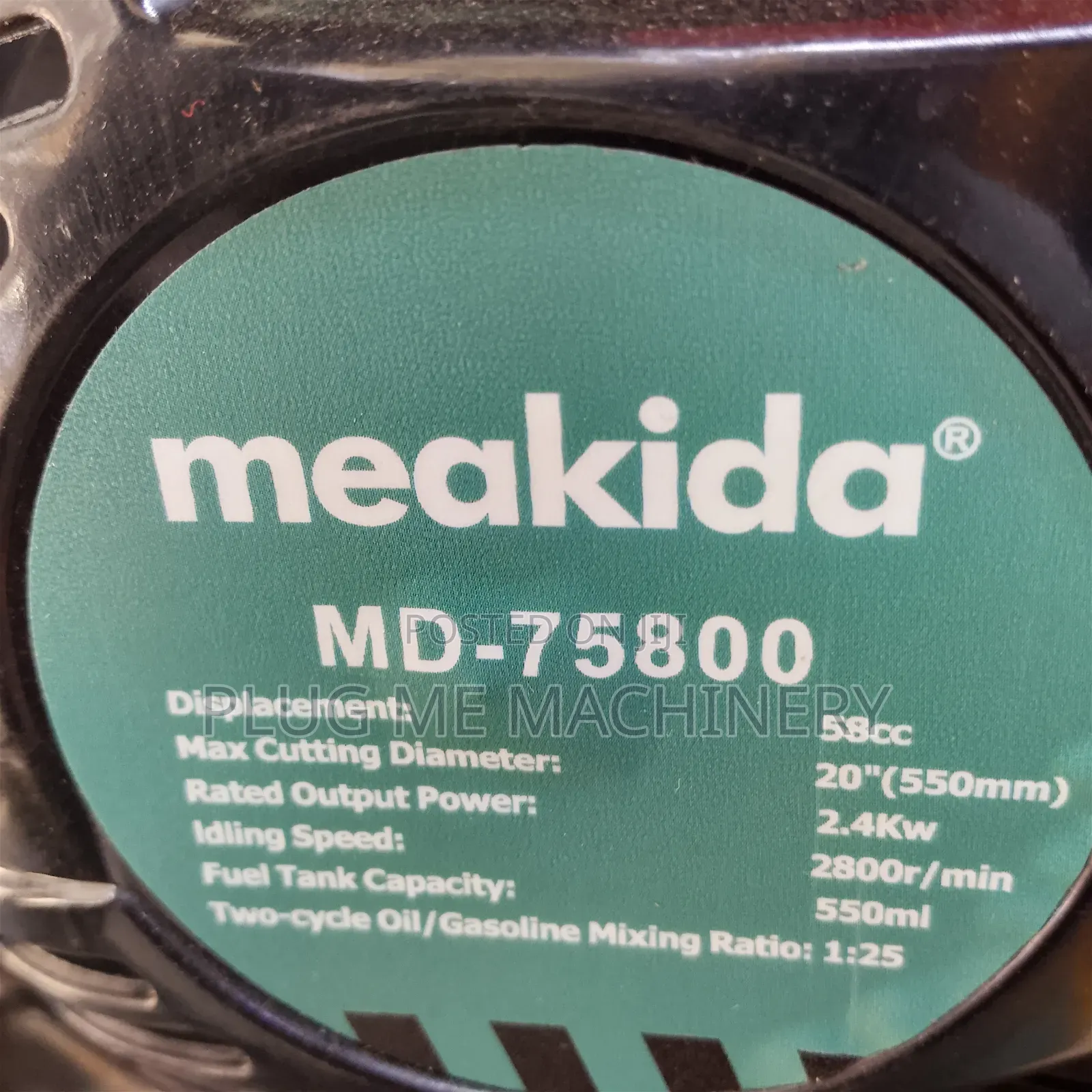 Brand New Meakida Gasoline Chain Saw / 20 Inches Powersaw Meakida
