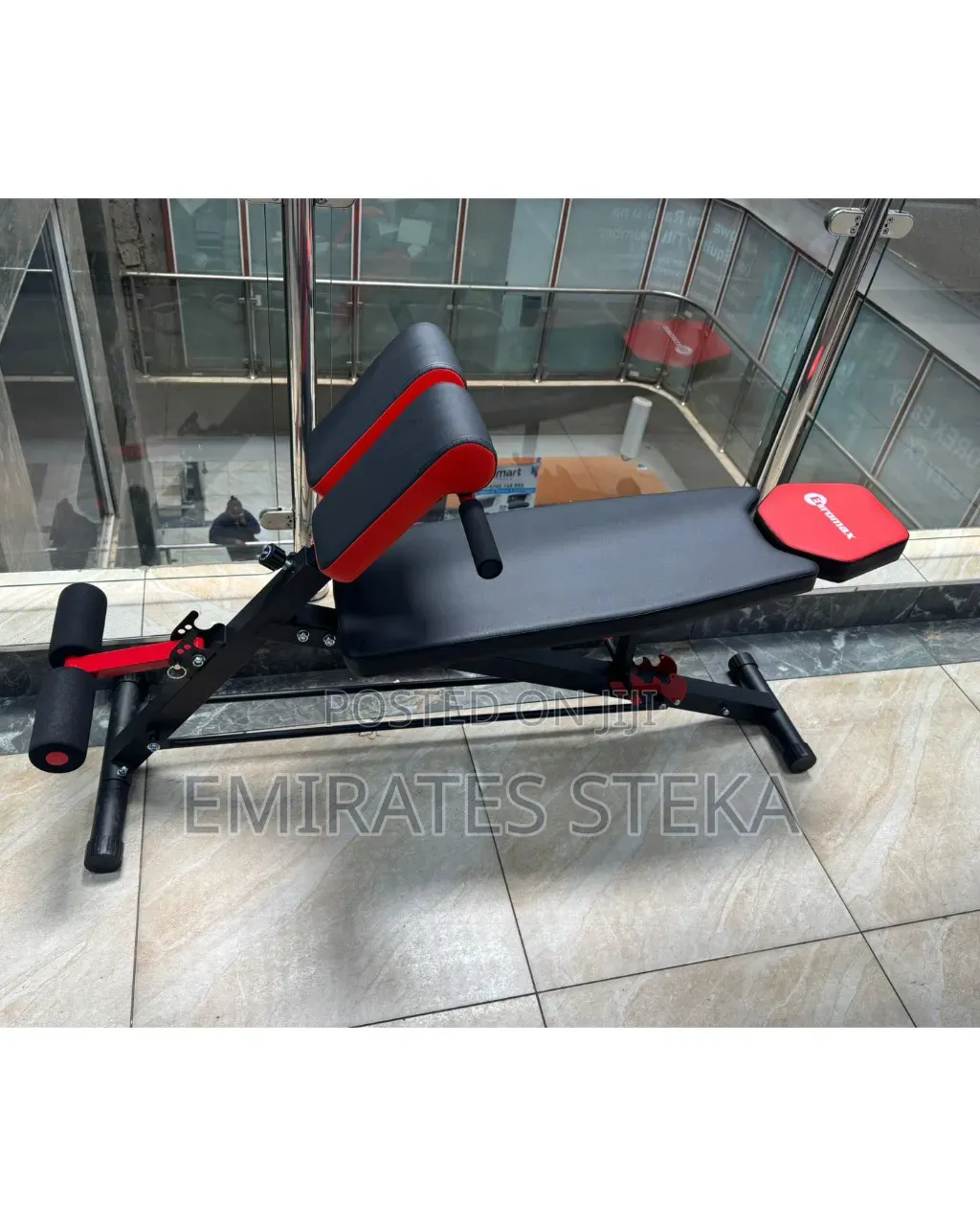 Adjustable Decline Sit-Up Bench With Leg Support