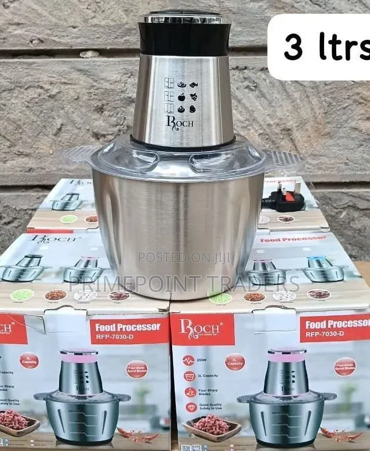 Roch 3 Litres Food Processor – Versatile Kitchen Assistant
